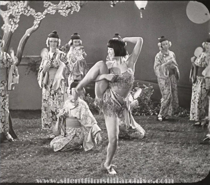 Fowler Studio Varieties frame capture of Mademoiselle Fumi and Her Dancing Beauties
