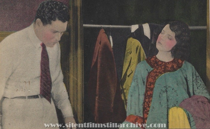 Arcade card for AFFINITIES (1922) with John Bowers and Colleen Moore