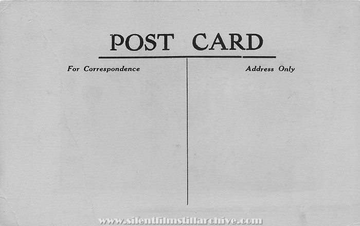 Postcard back for BECKONING ROADS (1919)