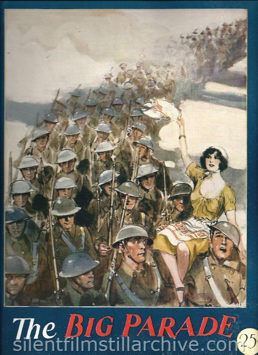 Program cover for THE BIG PARADE (1925) program