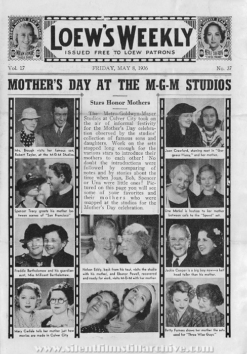 Loew's Warwick Theatre, Theatre program, May 8, 1936