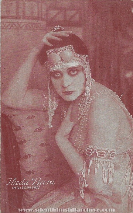 Postcard for CLEOPATRA (1917) with Theda Bara