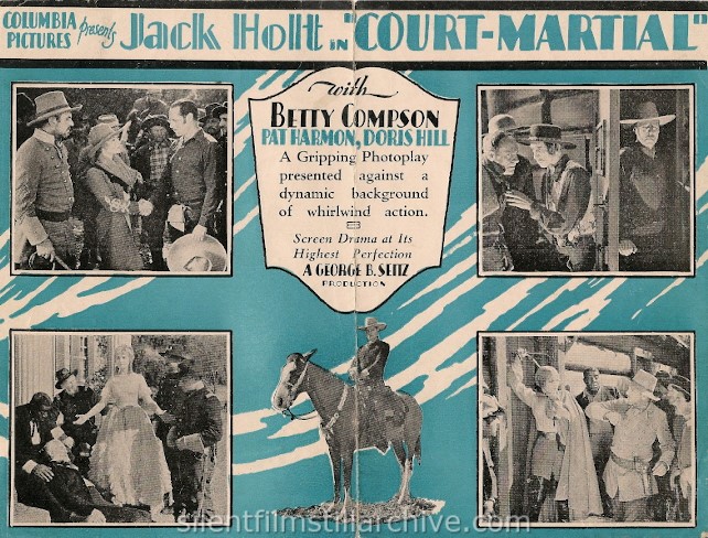 Jack Holt and Betty Compson in COURT-MARTIAL (1928)