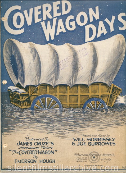 Covered Wagon Days sheet music