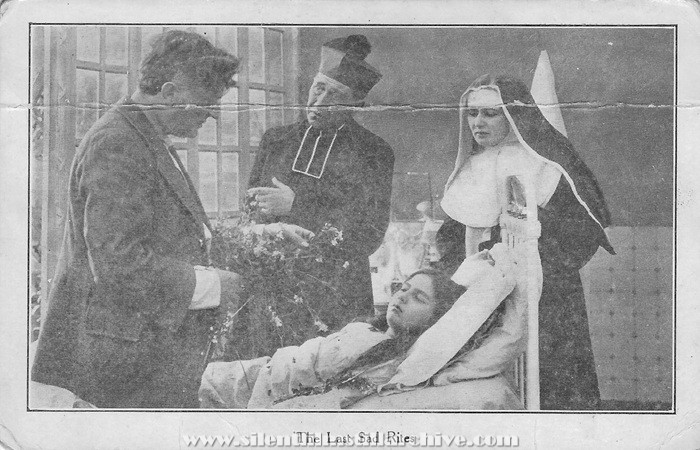 Postcard of Giovanni Enrico Vidali in THE GOLDEN CROSS/LA CROCETTA D'ORO (1913)