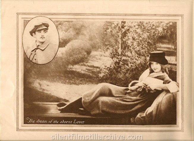 D. W. Griffith's HEARTS OF THE WORLD (1918) movie program.  Lillian Gish and Robert Harron.