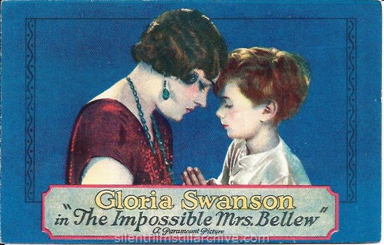 Advertising herald for THE IMPOSSIBLE MRS. BELLEW (1922) with Gloria Swanson