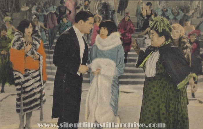 Arcade card for IRENE (1926) with Marion Aye, Lloyd Hughes, Colleen Moore, and Kate Price