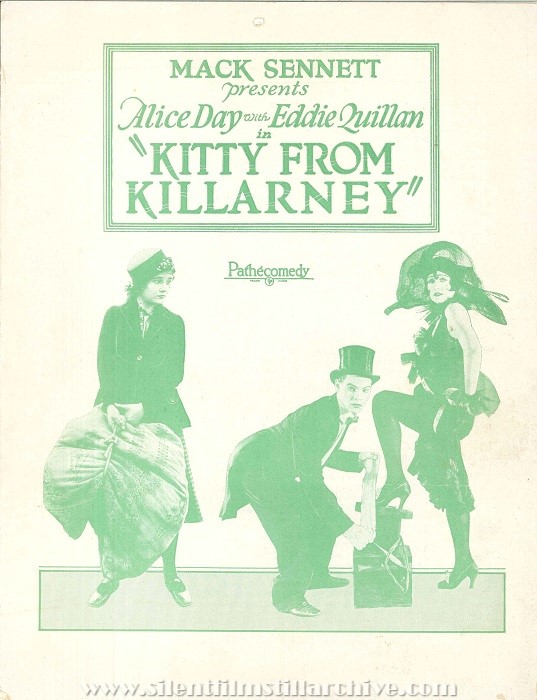 Pressbook for KITTY FROM KILLARNEY (1926)