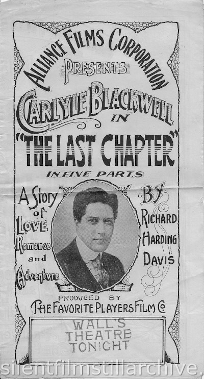 Carlyle Blackwell in THE LAST CHAPTER (1914)