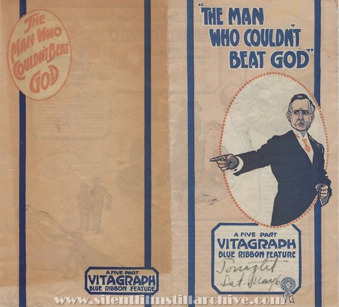 Herald for THE MAN WHO COULDN'T BEAT GOD (1915) with Maurice Costello