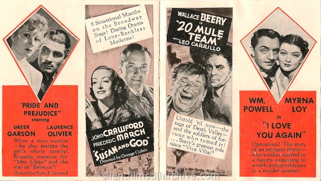 Metro-Goldwyn-Mayer's Screen Forecast
Spring and Summer 1940