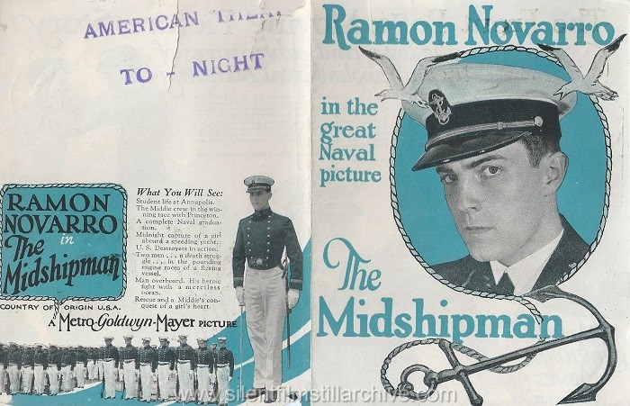 Herald for THE MIDSHIPMAN (1925) with Ramon Novarro
