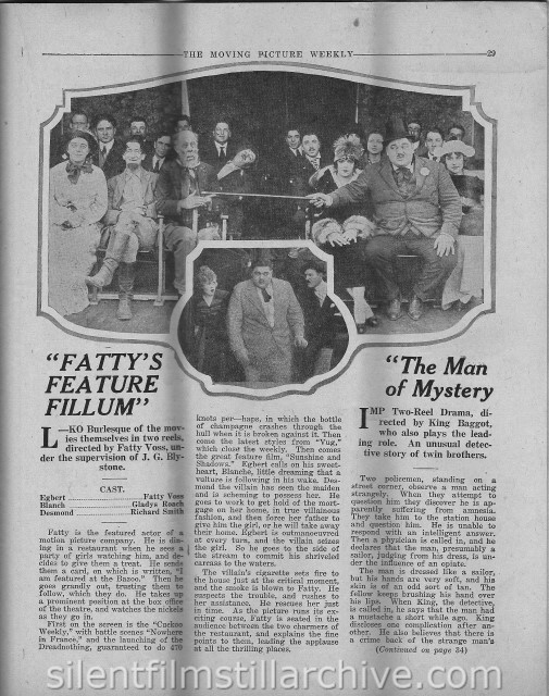 FATTY'S FEATURE FILLUM (1917)