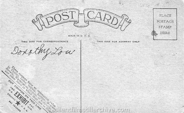 Postcard for VARSITY (1928) 