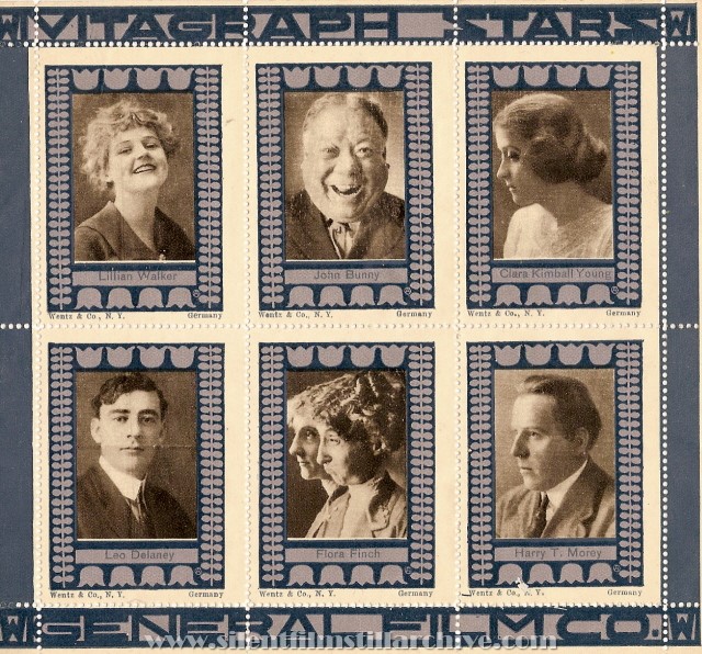 Vitagraph film performer stamps