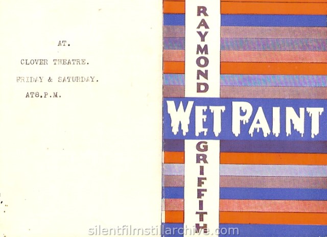 WET PAINT (1926)
