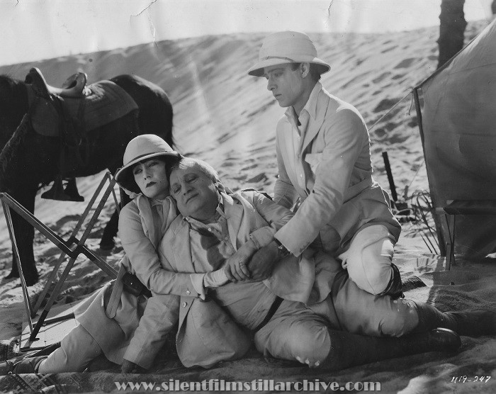 Gloria Swanson, Robert Bolder and Rudolph Valentino in BEYOND THE ROCKS (1922).