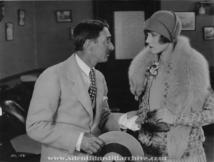 Clyde Cook and Leila Hyams in THE BUSH LEAGUER (1927)