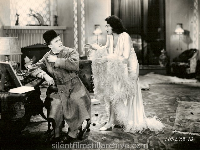 Stan Laurel and Mae Busch in CHICKENS COME HOME (1931)