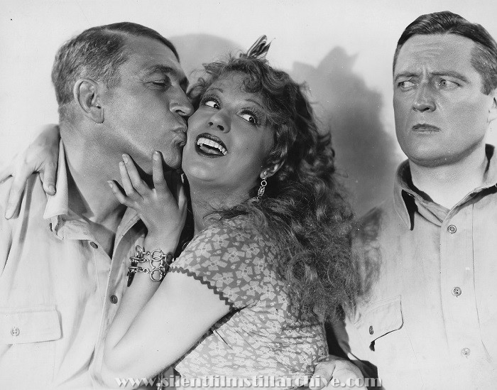 Victor McLaglen, Lili Damita, and Edmund Lowe in THE COCK-EYED WORLD (1929).