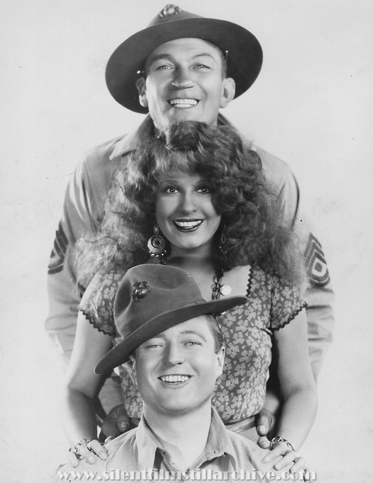 Victor McLaglen, Lili Damita, and Edmund Lowe in THE COCK-EYED WORLD (1929).