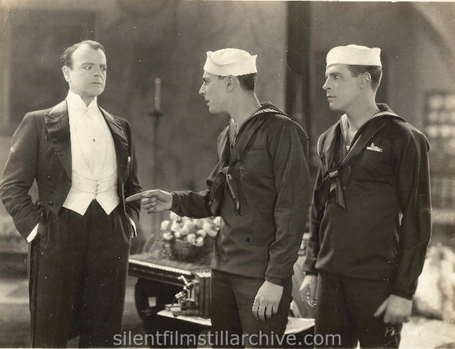 Lowell Sherman, William Collier, Jr.; and Lawrence Gray in CONVOY (1927)