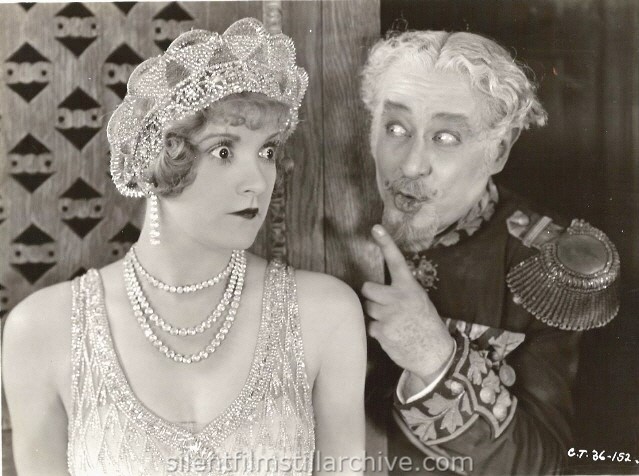 Constance Talmadge and Edward Martindel in THE DUCHESS OF BUFFALO (1926) 