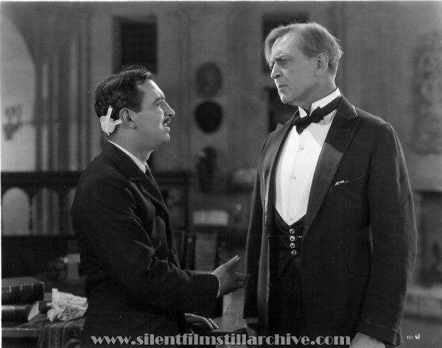 Raymond Griffith and Hobart Bosworth in THE ETERNAL THREE (1923)
