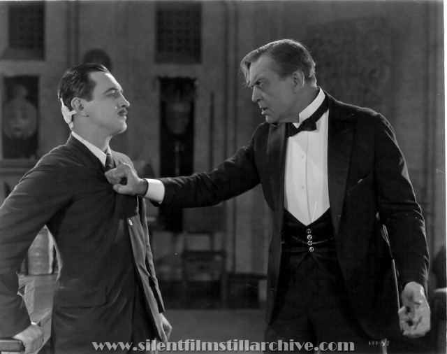 Raymond Griffith and Hobart Bosworth in THE ETERNAL THREE (1923)