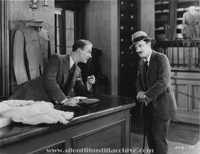 Percy Marmont and Raymond Griffith in FINE CLOTHES (1925)