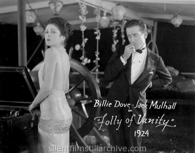 Billie Dove and Jack Mulhall in FOLLY OF VANITY (1924)