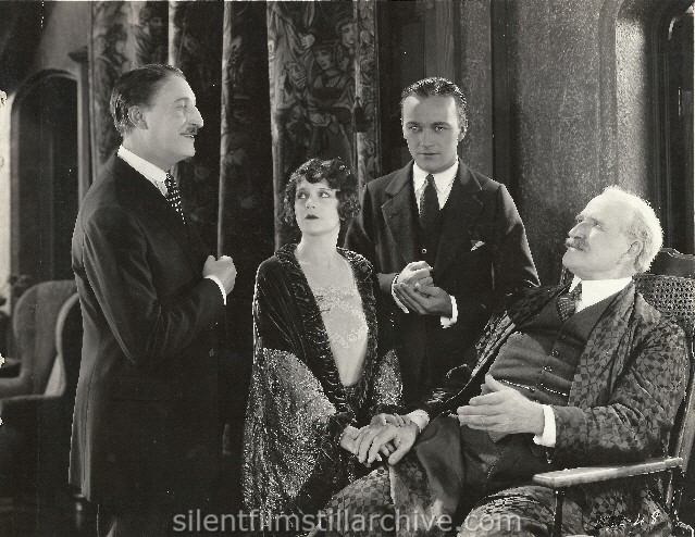 Cyril Chadwick, William Boyd, Viola Dana and Theodore Roberts in FORTY WINKS (1925).