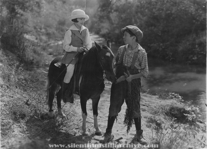 Mary Jane Irving and Joe Butterworth in THE GOOD BAD BOY (1924)