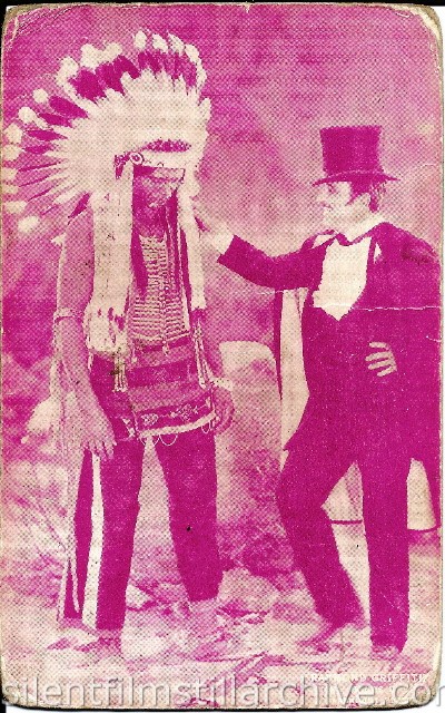 HANDS UP! (1925) postcard with Raymond Griffith
