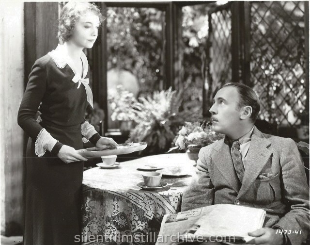 Lillian Gish and Roland Young in HIS DOUBLE LIFE (1933).