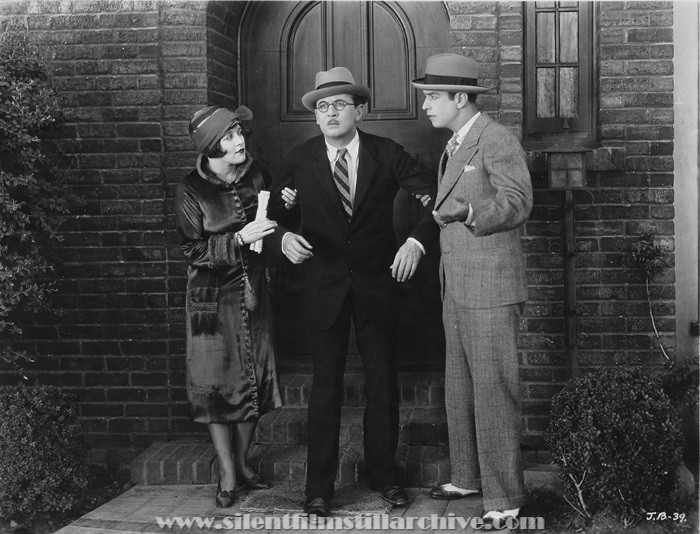 Marie Prevost, Matt Moore, and John Patrick in HIS JAZZ BRIDE (1926)