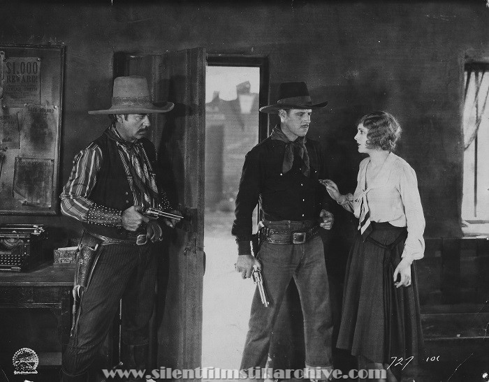 Noah Beery, Jack Holt, and Billie Dove in THE LIGHT OF WESTERN STARS (1925)