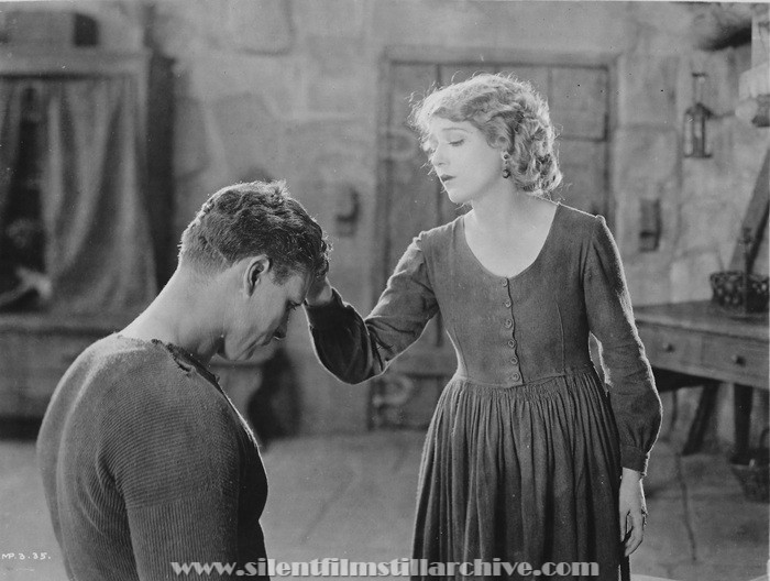 Fred Thomson and Mary Pickford in THE LOVE LIGHT (1921)