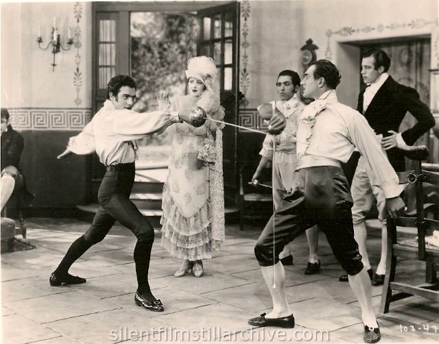 Gilbert Roland, Billie Dove and Armand Kaliz inTHE LOVE MART (1927)