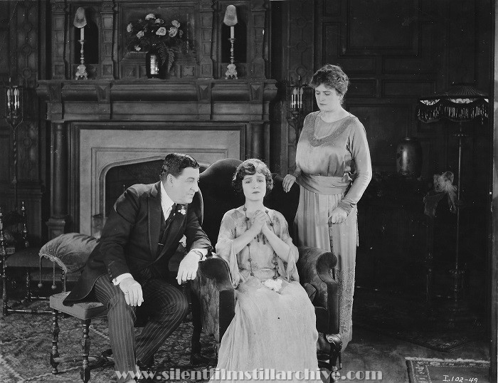 Joseph Kilgour, Florence Vidor, and Margaret Campbell in LYING LIPS (1921)