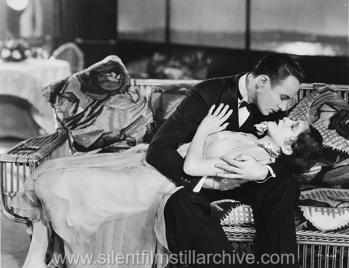 Rod LaRocque and Billie Dove in THE MAN AND THE MOMENT (1929)