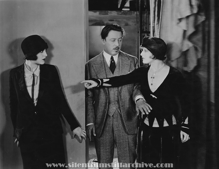 Billie Dove, Warner Oland, and Grace Darmond in THE MARRIAGE CLAUSE (1926)