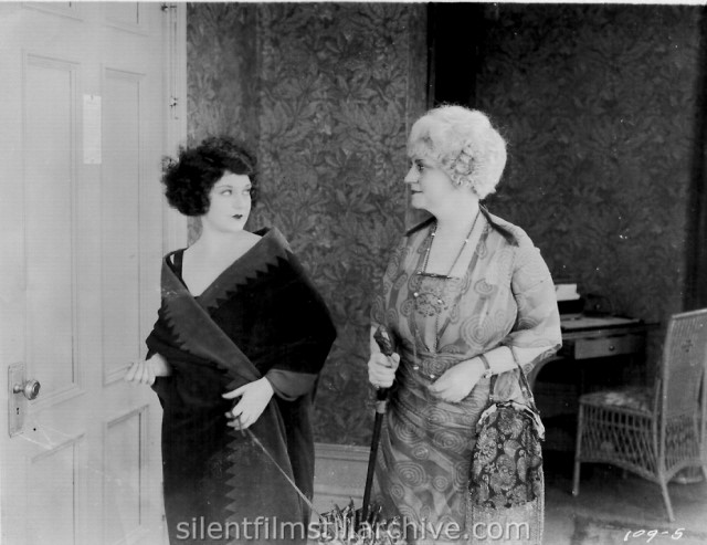 Viola Dana and Julia Calhoun in THE MATCH BREAKER (1921)