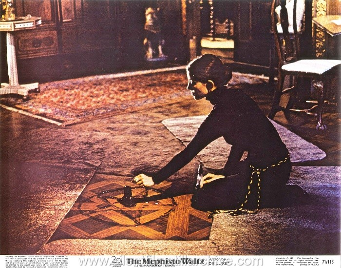 Lobby card for THE MEPHISTO WALTZ (1971) with Barbara Parkins.