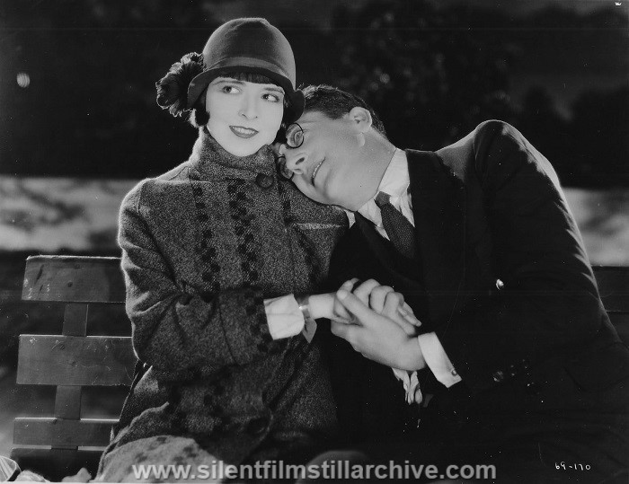 Colleen Moore and Jack Mulhall in ORCHIDS AND ERMINE (1927)