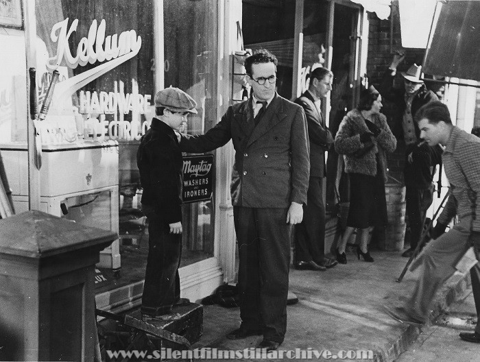 Harold Lloyd filming PROFESSOR BEWARE (1938)
