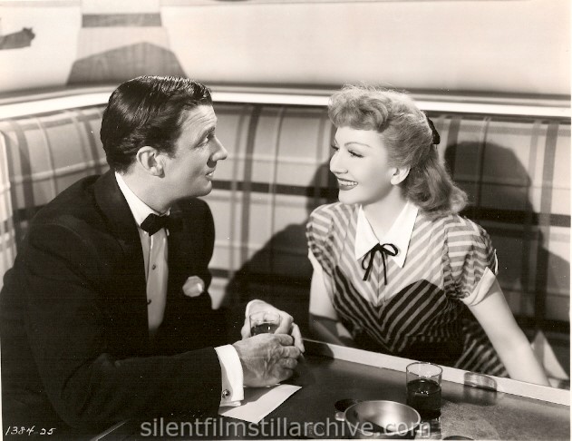 Robert Sterling and Claudette Colbert in SECRET HEART (1946)