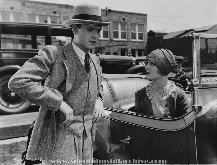 John Harron and Laura La Plante in SILK STOCKINGS (1927)