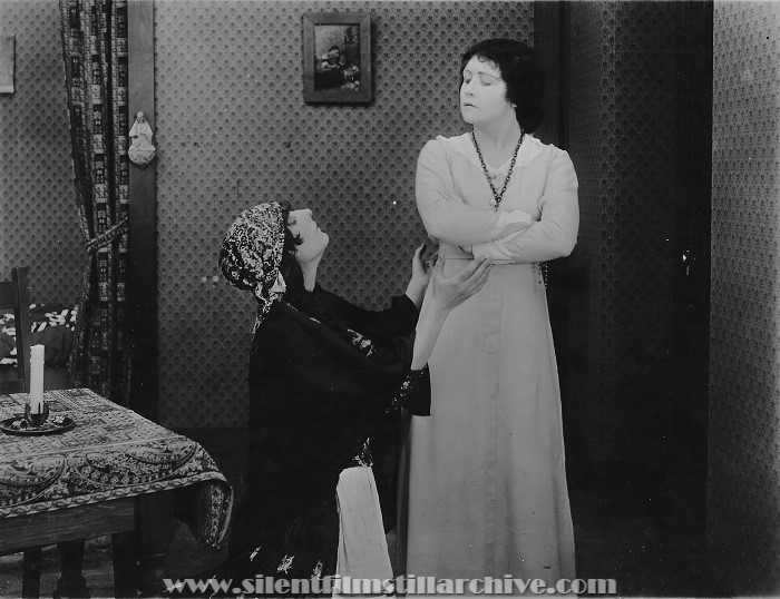 Ora Carew and Bessie Barriscale in THE SORROWS OF LOVE (1916)
